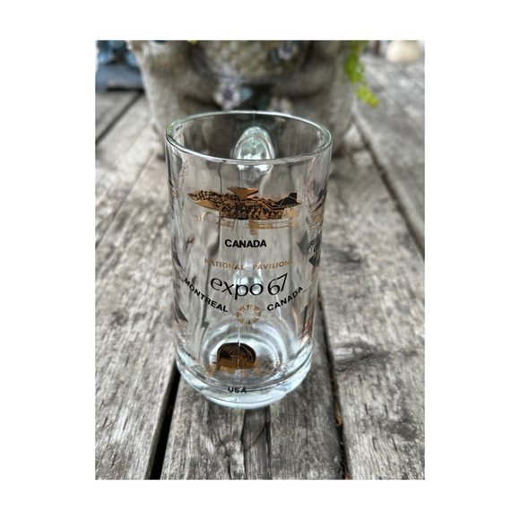 Vintage Expo 67 Montreal Canada Collectors Glass Beer Mug Barware Stein - Picture 2 of 6